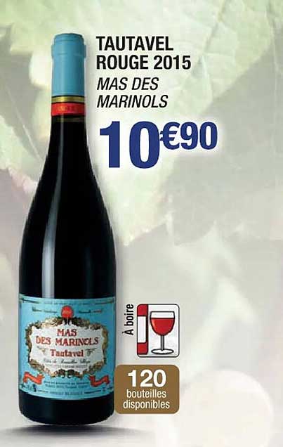 tautavel rouge 2015 mas des marinols