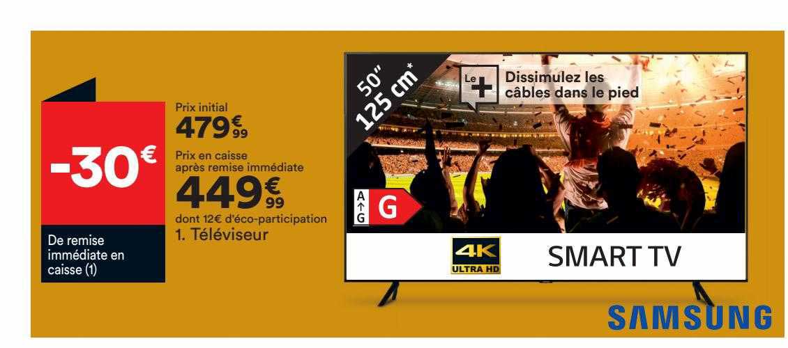 Téléviseur Samsung 50" 125 Cm