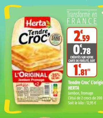 tendre croc' l'origine herta