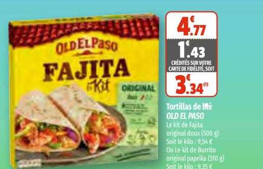 Tortillas De Blé Old El Paso