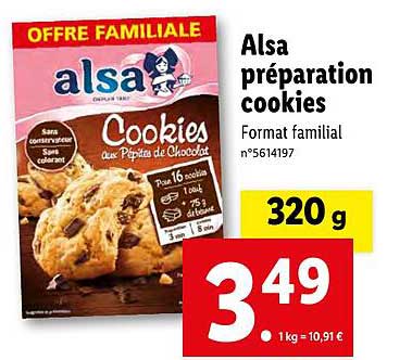 Alsa Preparation Cookies