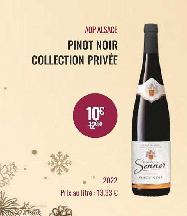 aop alsace pinot noir collection privée