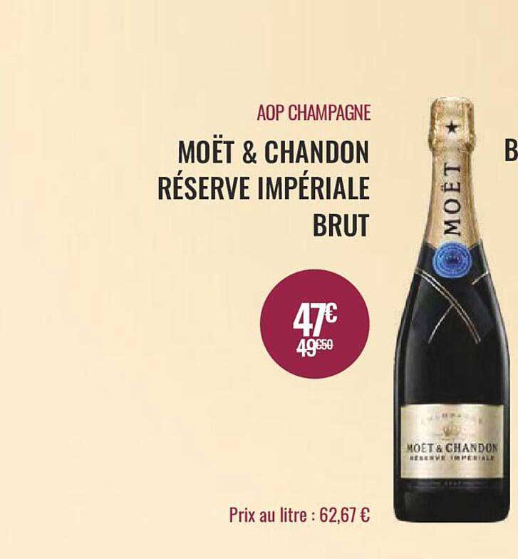 aop champagne moët & chandon réserve impériale brut