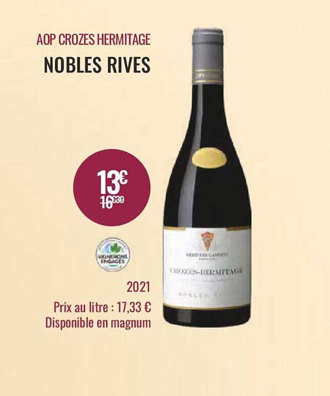 aop crozes hermitage nobles rives