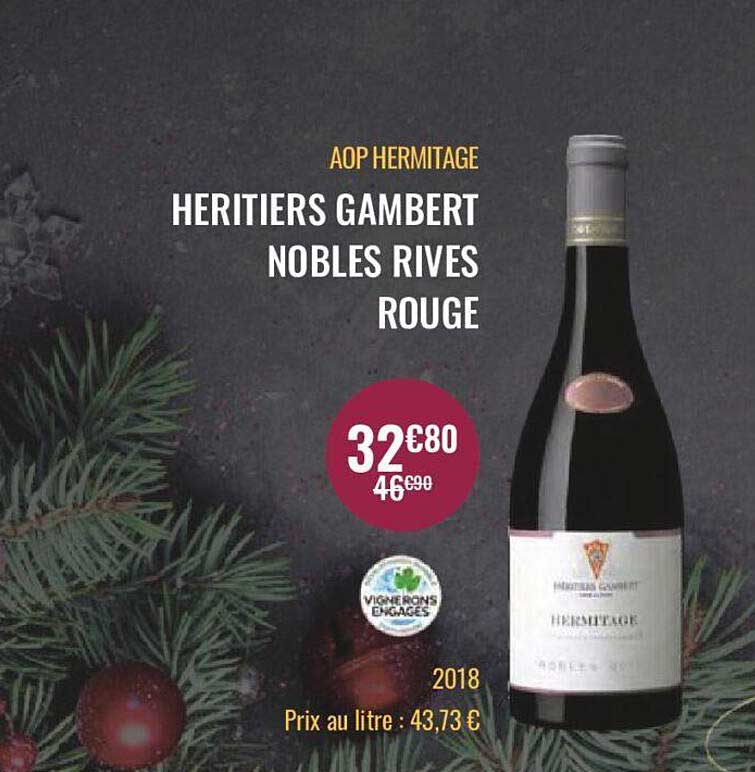 aop hermitage héritiers gambert nobles rives rouge