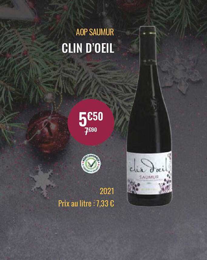 aop saumur clin d'oeil