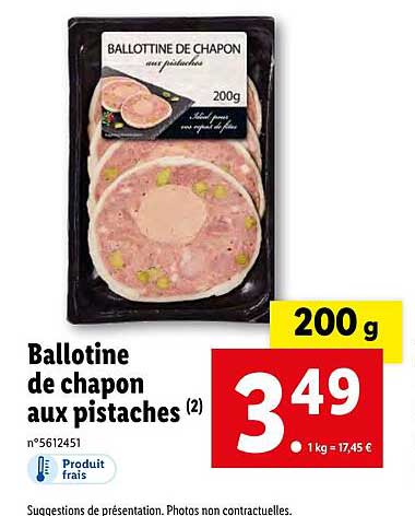 ballotine d chapon aux pistaches