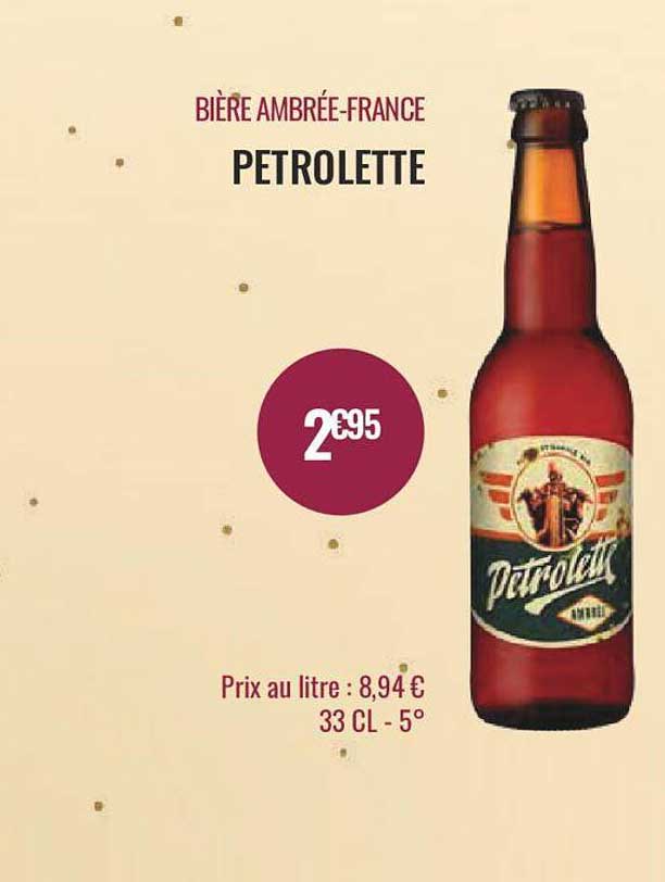 bière ambrée-france petrolette