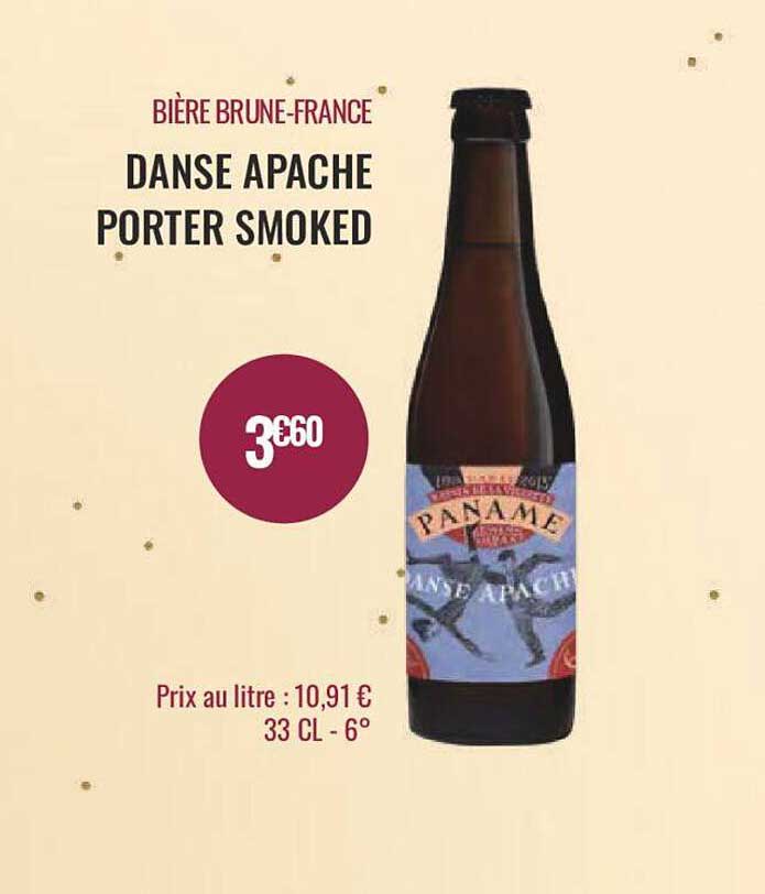 bière brune-france danse apache porter smoked