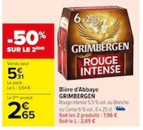 Bière D'abbaye Grimbergen
