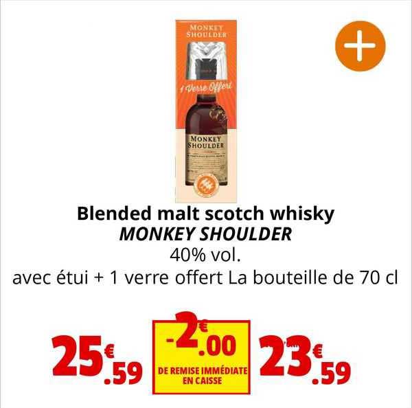 blended malt scotch whisky monkey shoulder