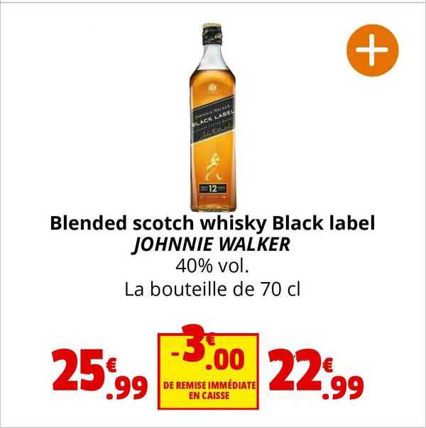 blended scotch whisky black label johnnie walker