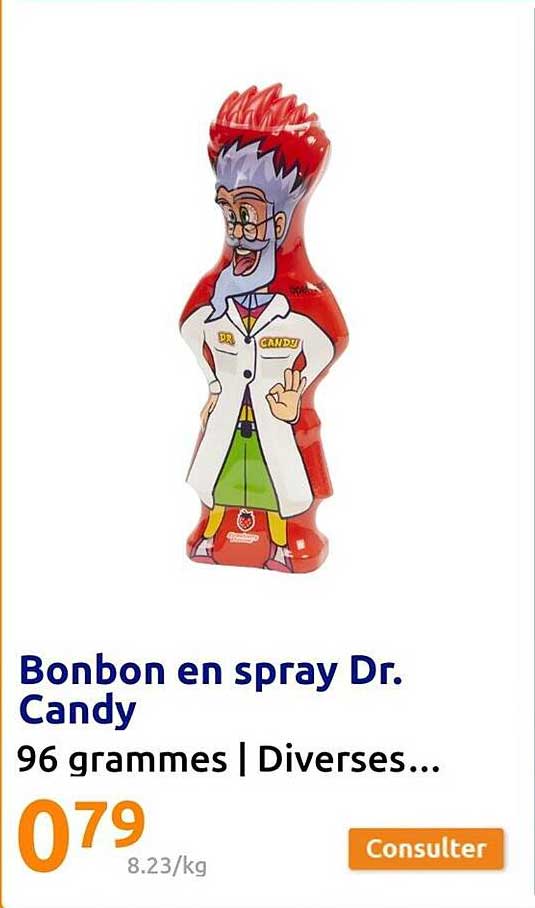 bonbon en spray dr. candy