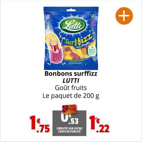 Bonbons Surffizz Lutti