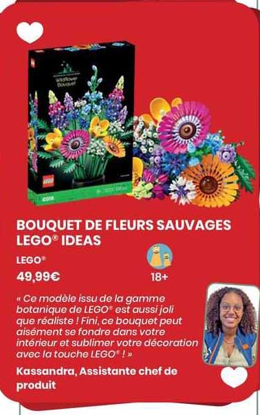 bouquet de fleurs sauvages lego ideas - lego
