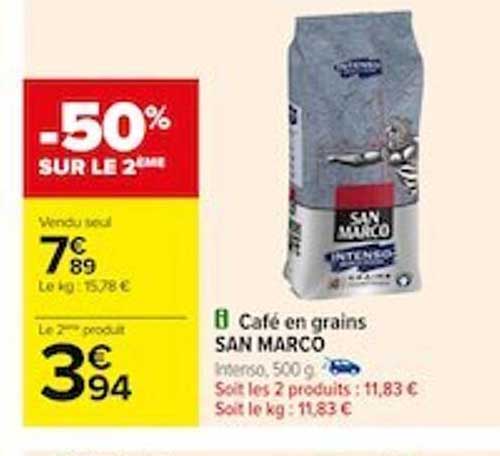 café en grains san marco