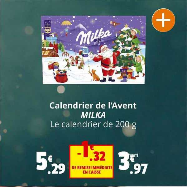 calendrier de l'avent milka