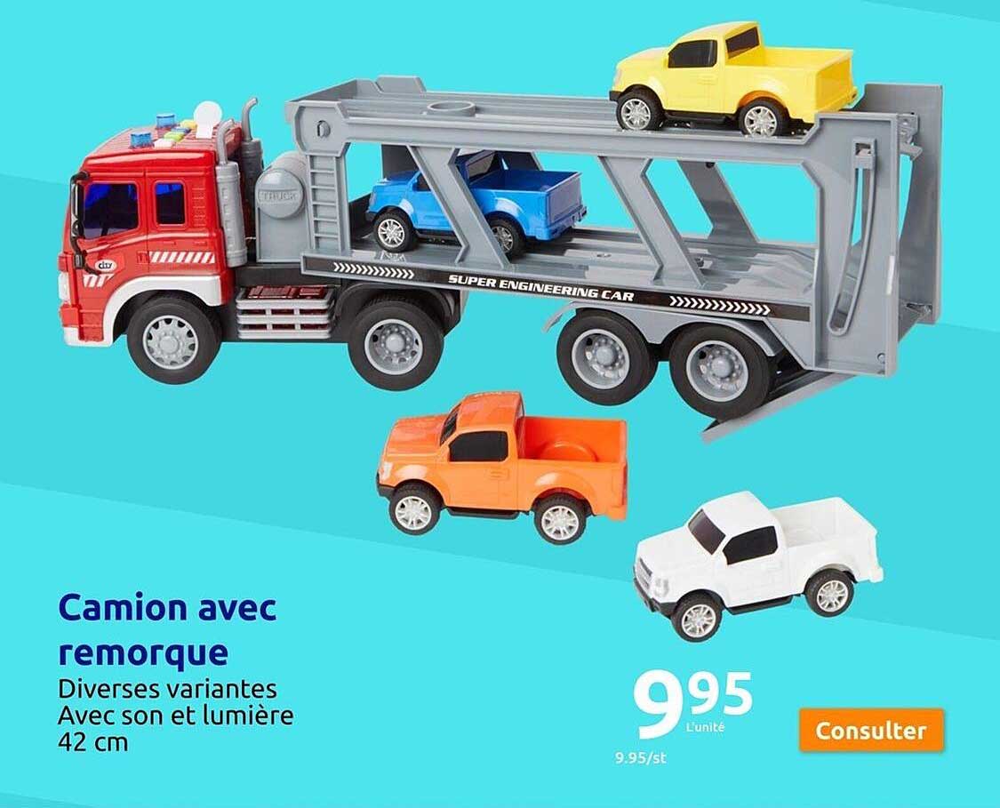 Camion Avec Remorque