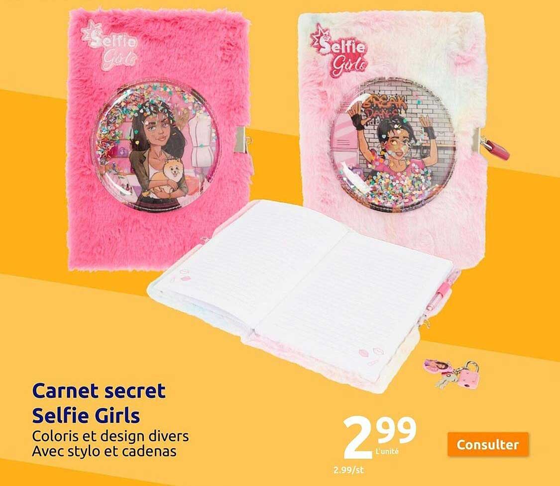 carnet secret selfie girls