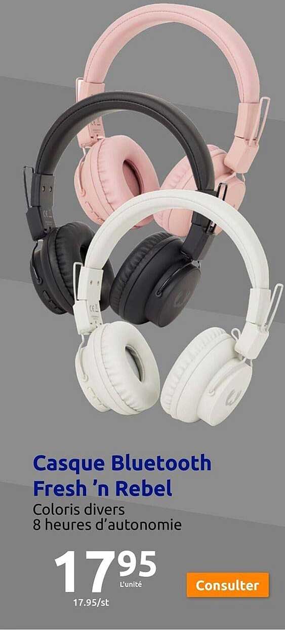 casque bluetooth fresh 'n rebel