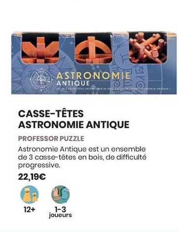 casse-têtes astronomie antique - professor puzzle