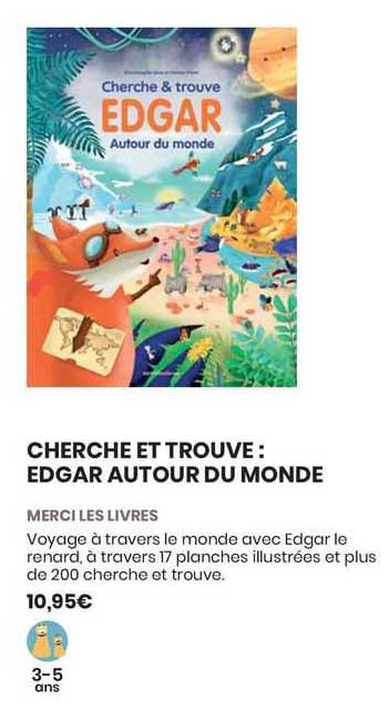 cherche et trouve : edgar autour du monde