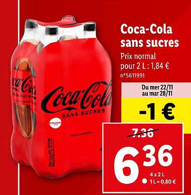 Coca-cola Sans Sucres