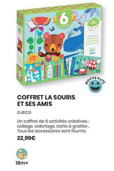 coffret la souris et ses amis
