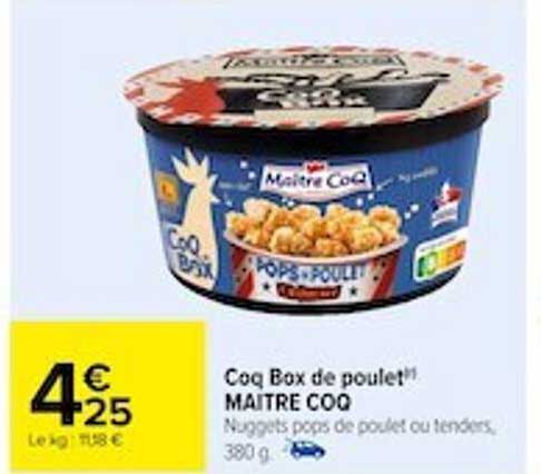 Coq Box De Poulet Maître Coq