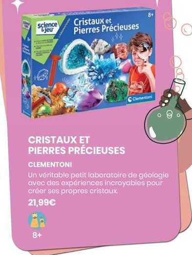 crostaux et pierre précieuses clementoni