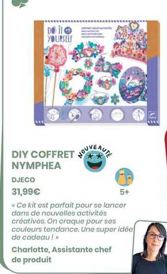 Diy Coffret Nymphea - Djeco