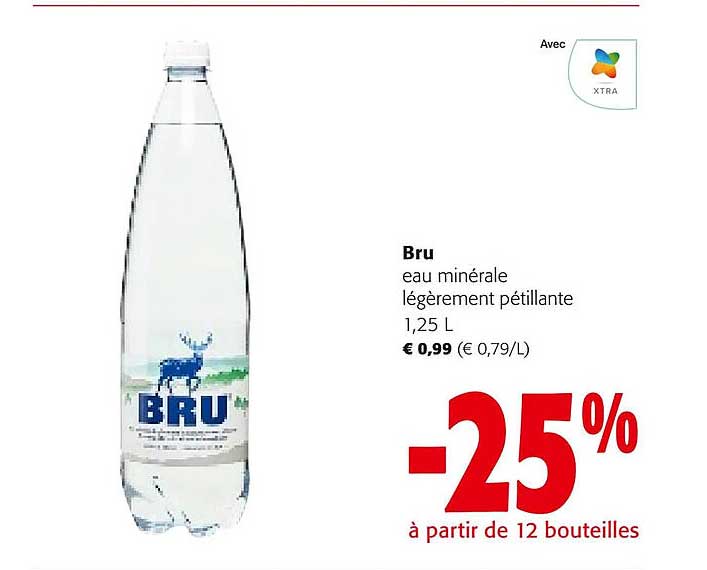 eau minérale bru