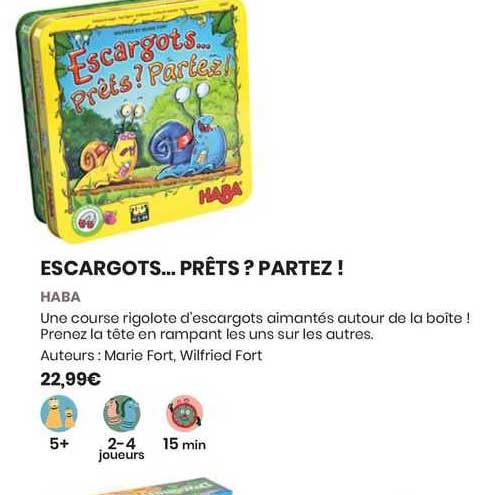 escargots... prêts ? parte ! haba