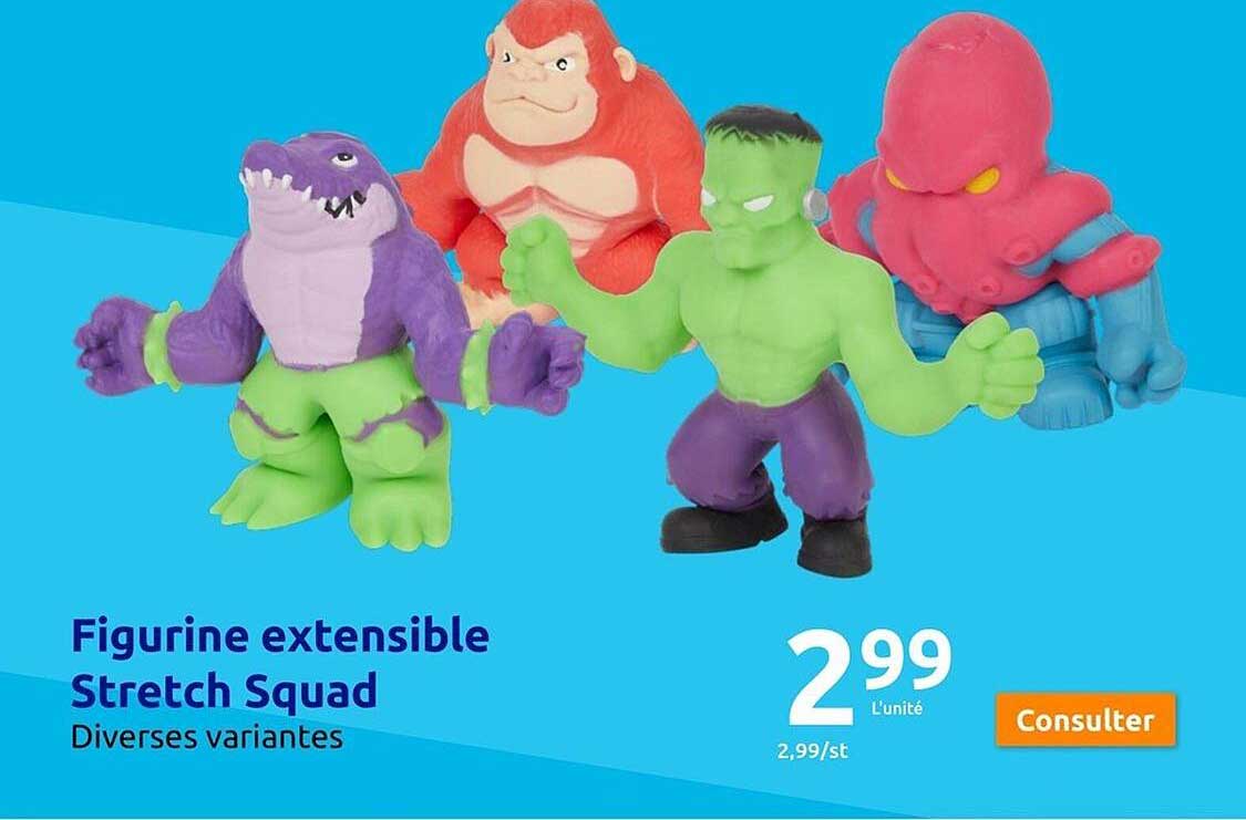 Figurine Extensible Stretch Squad