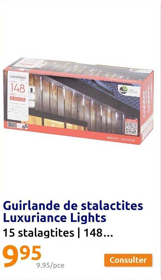 guirlande de stalactites luxuriance lights