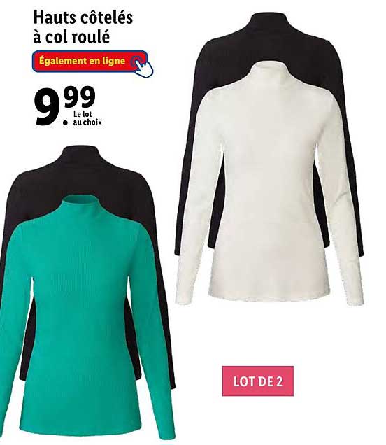 hauts coteles a col roule