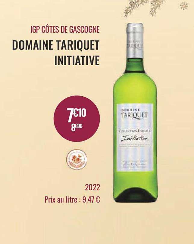 igp côtes de gascogne domaine tariquet initiative