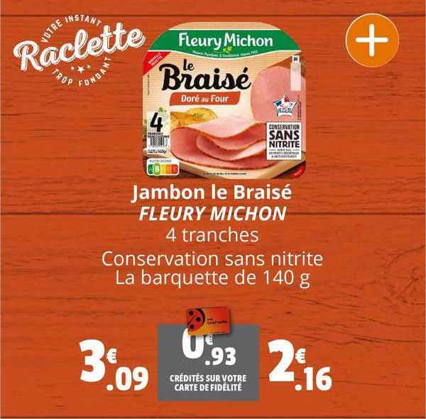 jambon le braisé fleury michon