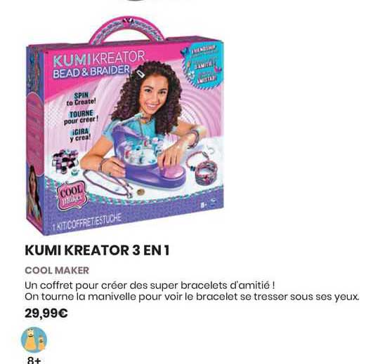kumi kreator 3 en 1 - cool maker