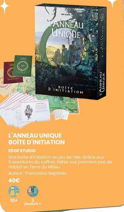 l'anneau unique boîte d'initiation - edge studio