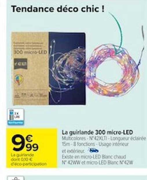 la guirlande 300 micro-led