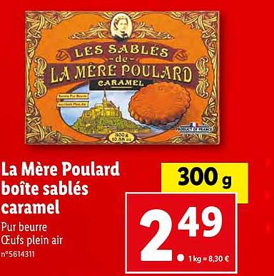 la mere poulard boite sables caramel