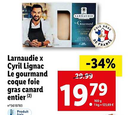 larnaudie x cyril lignac le gourmand coque foie gras canard entier