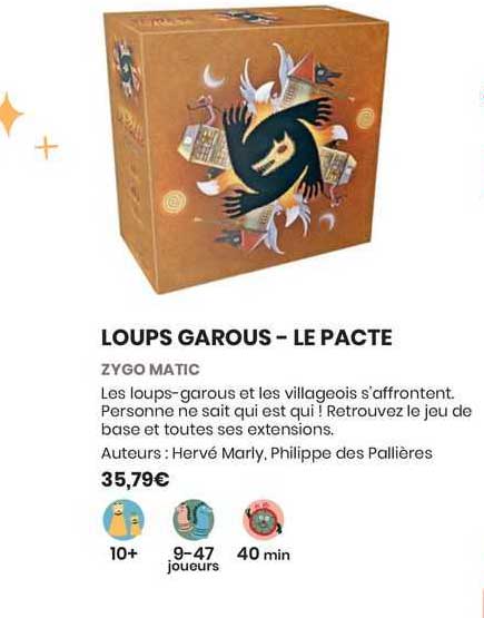 loups garous - le pacte - zygo matic