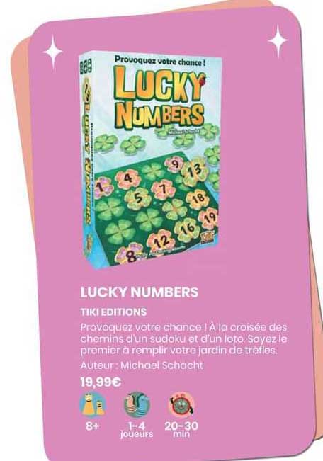 lucky numbers - tiki editions