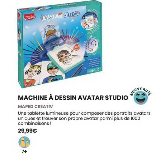 machine à dessin avatar studio maped créativ