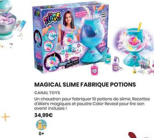 magical slime fabrique potions canal toys