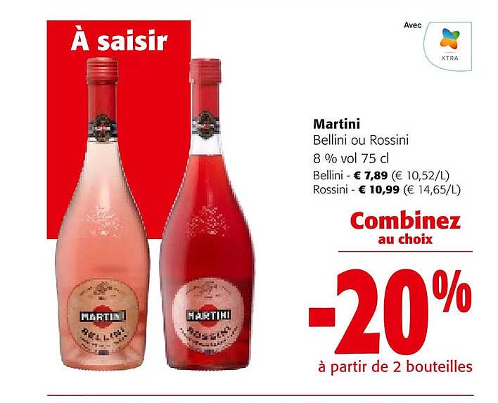 martini bellini ou rissini 8% vol.