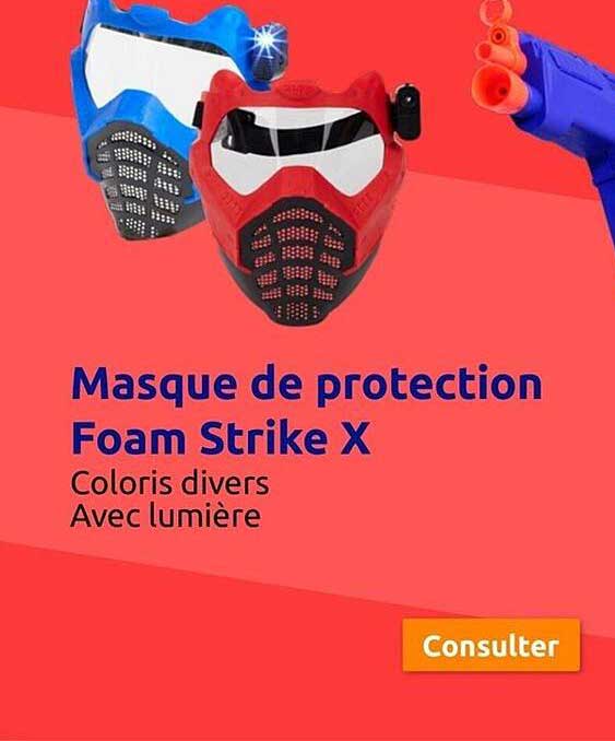 masque de protection foam strike x