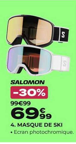 masque de ski salomon